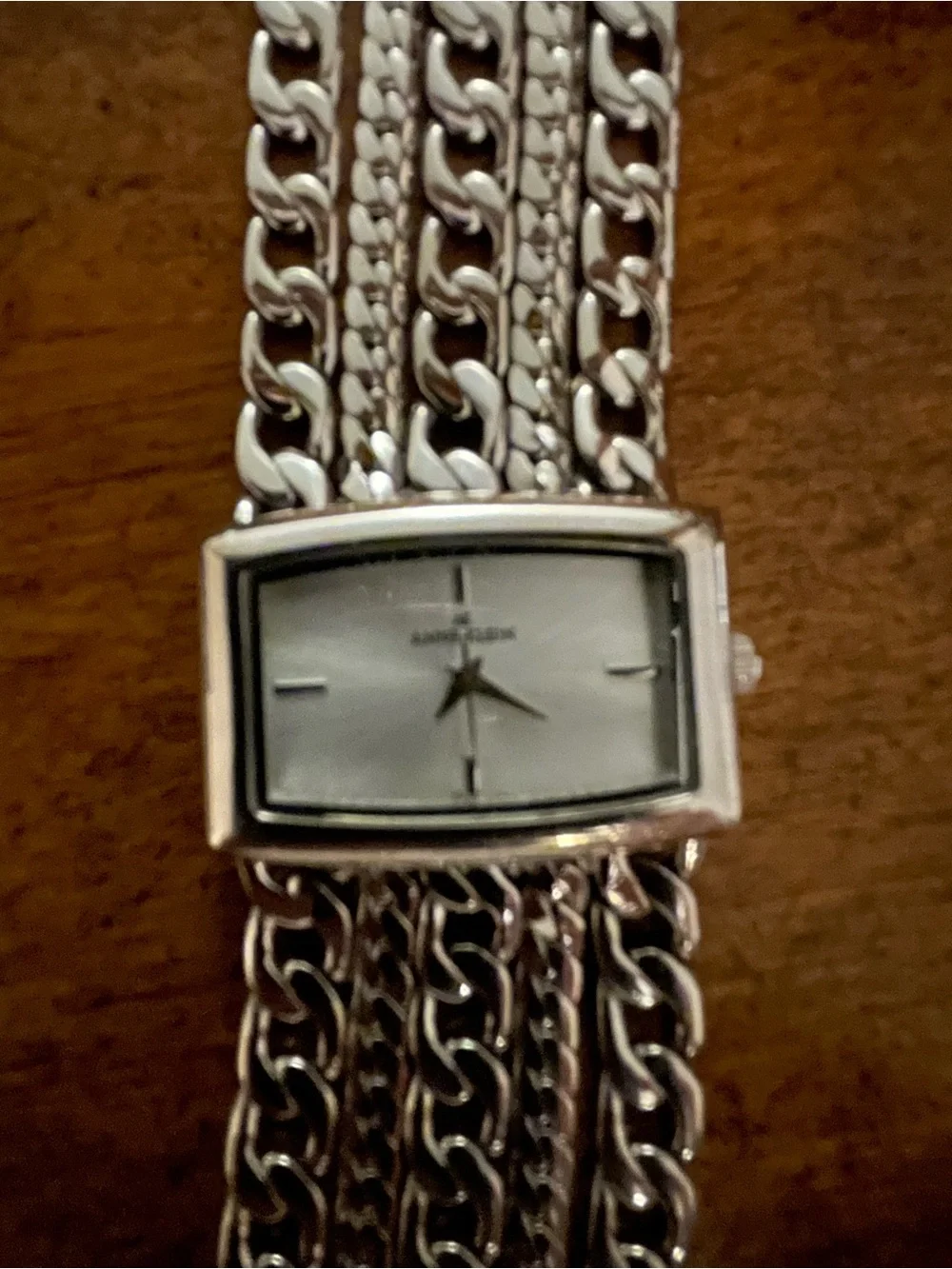 Silver Multi-Chain Bracelet Watch